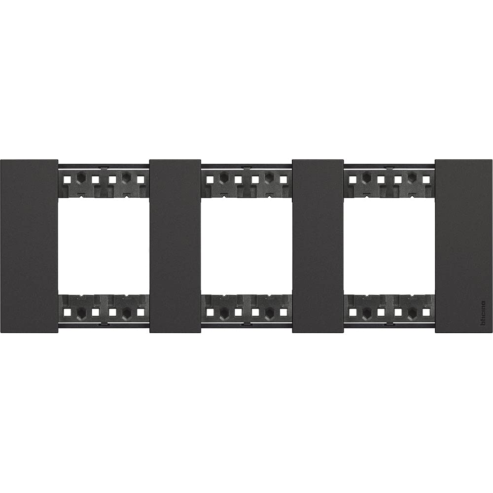 Legrand KA4802M3KG Plaque murale 3 modules et cache prise interrupteur encastrable