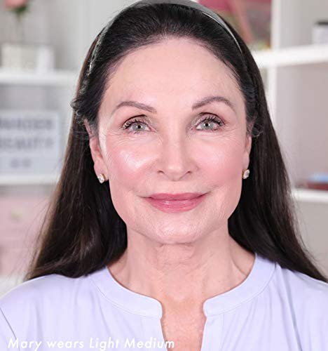 Nude Illusion Liquid Foundation - Medium - Medium To Full Coverage Foundation With Niacinamide & Lotus Extract - Natural Skin Finish - Blurs, Conceals & Contours - Travel-Friendly Tube #TOP4