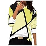 Red Leather Bodysuit, Aritzia Bodysuit Dupes Flesh Colored Bodysuit for Women Raglan Sleeve Shirts Women's Tops Dressy Casual Round-Neck Long Shirts Print Casual Tunic Blouses Tops (L, Yellow)