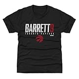 500 LEVEL RJ Barrett Toronto Raptors Youth Shirt - RJ Barrett Toronto Raptors Elite WHT (Tri Black, 10-12Y Large)