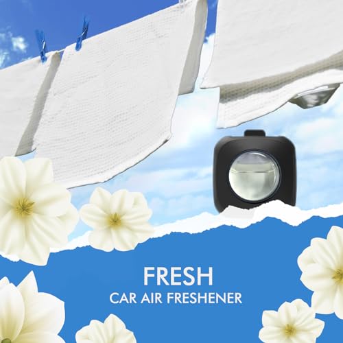 Image of Car Air Fresheners, 6 Pack, Fresh, Car Fresheners Vent Clips, Long Lasting Air Freshener, Car Refresher for Men Women
