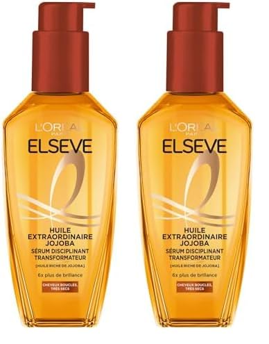 Huile Cheveux Très Secs Disciplinant Jojoba Elseve 'oreal Paris Le Flacon De 100ml - vue 10