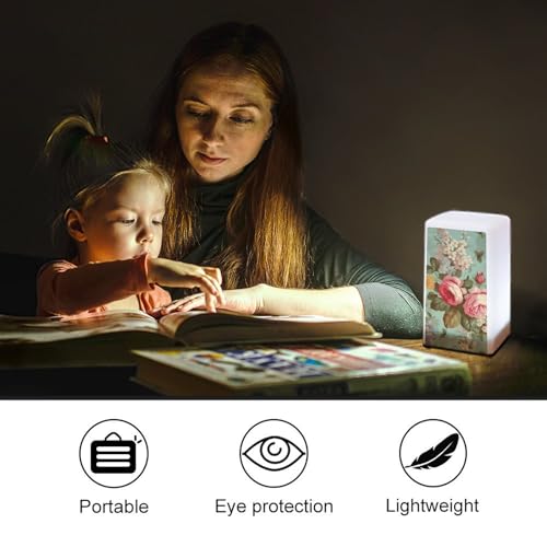 Lampe de bureau à intensité variable sans fil style floral rétro - 6