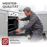 Uszczelka do piekarnika 440 x 325 mm z 4 haczykami | Gumowa uszczelka do piekarnika z oryginalnym kodem 626168 00626168 10034227 do Bosch do Balay do Constructa dla Siemens do Neff