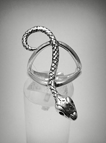 Bague serpent argent 925 ajustable éclat de l'orfèvrerie chic