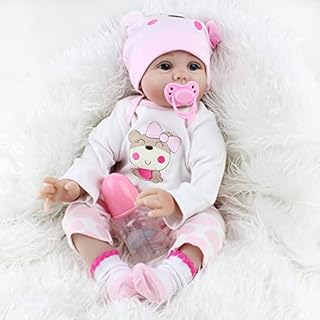 Scnbom 22inch lifelike reborn dolls girls baby silicone babies realistic newborn toddlers real life looking open eyes cheap boys