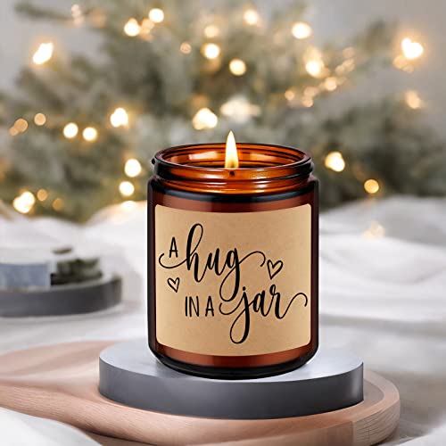 Gspy A Hug In A Jar Candle - Miss You Gifts For Women, Birthday Gifts For Mom, Men, Friends - Sympathy Gift, Sending Hugs - Divorce, Get Well, Cancer, Grief, Thinking Of You, Breakup, Grieving Gifts #TOP6