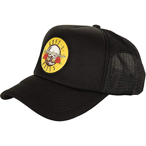 Casquette Guns N Roses respirante noire taille unique style snapback Rock Off