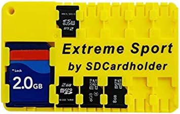 Extreme Sport - It Floats !!! Micro SD Card Case, Holder, Organizer Credit Card Size Storage Device