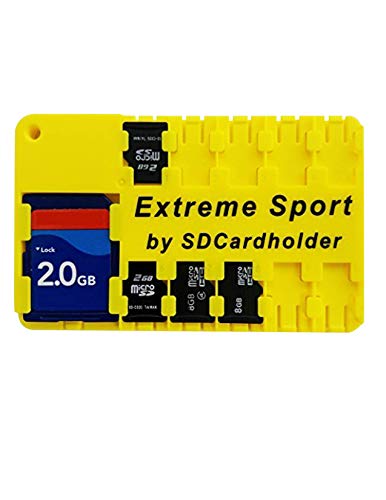 Extreme Sport - It Floats !!! Micro Sd Card Case, Holder, Organizer Credit Card Size Storage Device #TOP2