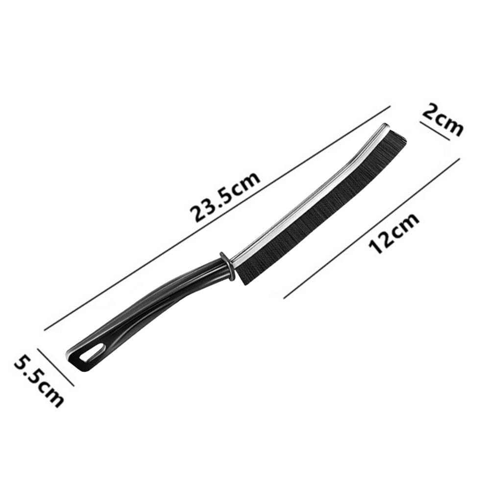 Zestaw 3 szczotek do czyszczenia fug, głębokich uszczelek do głębokich fug, łazienki, pralki, kabiny prysznicowej, kuchni, czyszczenia okien, szczotka z twardym włosiem
