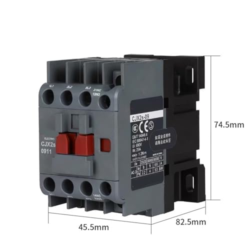 Contactor CA 9A trifásico CJX2s para solucionar fallos de arranque 2