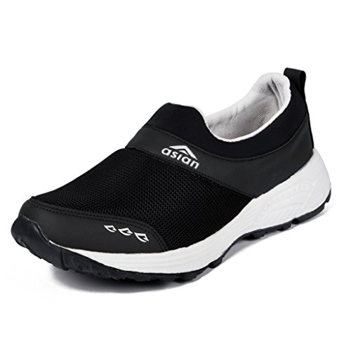 Image of ASIAN Wonderwalk-01 Men's Walking Shoes | Lightweight Slip-On Sneakers with Memory Foam Cushioning & Breathable Mesh Upper | Perfect for Walking, Office Wear, Travel & Daily Comfort