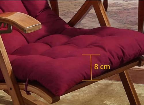 Cojines para silla mecedora de respaldo alto y funda de asiento acolchada 7