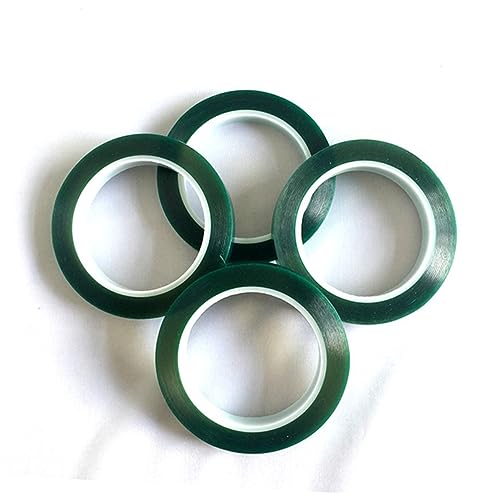 Uonlytech 10 Peças Fita Listrada Verde Tinta Spray Fita Adesiva Verde Fita De Temperatura Placa De C