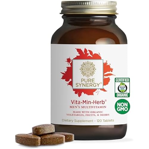 PURE SYNERGY Vita·Min·Herb for Men Multivitamin (120 Tablets)
