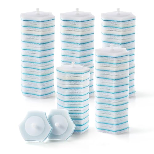CLEANHOME Disposable Toilet Brush Refills Pack of 60 Lasting Hygiene