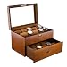 SCDHZP Caso di Esposizione Organizer, Fibra di Carbonio Design - Fibbia for i monili del Mens Orologi, Holder Bagagli Uomini Top, Cassetto Cuscini