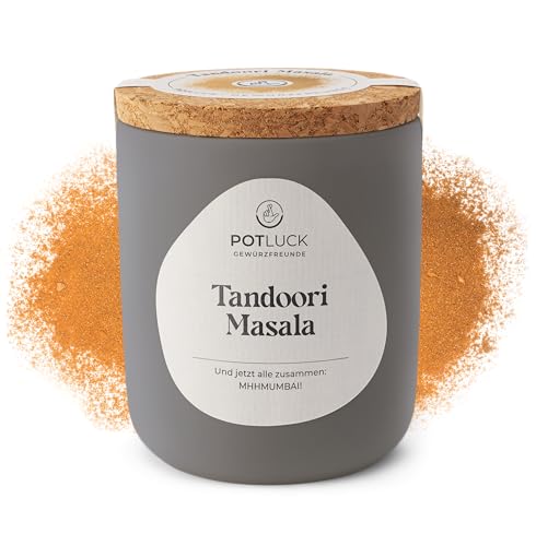 POTLUCK | Tandoori Masala | Gewürzzubereitung im Keramiktopf | 60g | Vegan, glutenfrei und mit...