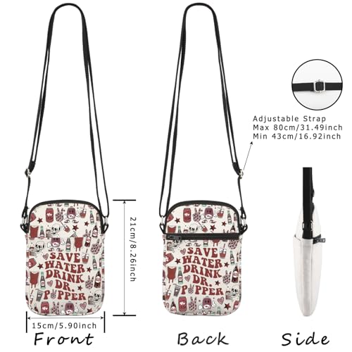 WCGXKO Soda Addict Crossbody Bag Soda Drinking Gift Vodka Drinker Gift for Soda Drinking Lover2