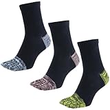 [アスカ] 5本指ソックス 厚底パイル 強靭補強 綿100 ハーフ丈 メンズ レディース 27-29cm 3足