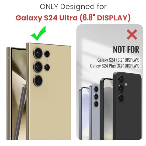 Strapurs Crossbody for Samsung Galaxy S24 Ultra Case Wallet?RFID Blocking?with 10-Card Holder Zipper Bills Slot, PU Leather Magnetic Shoulder Strap for Galaxy S24 Ultra 5G Phone Case for Women,Purple