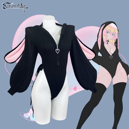 KORURACLUB Cosplay Sexy Bunny Outfit (3-Piece Set) Cosplay lingerie for women Animal Costumes Bunny Bodysuit2