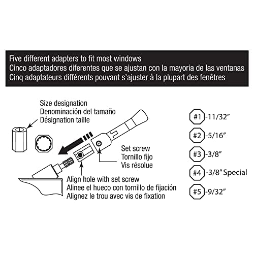 Prime-Line H 3892 Operator Tee Handle, 1-1/8 In. x 2-3/8 In., Diecast, White, Universal (2 Pack) by Prime-Line - Image 3