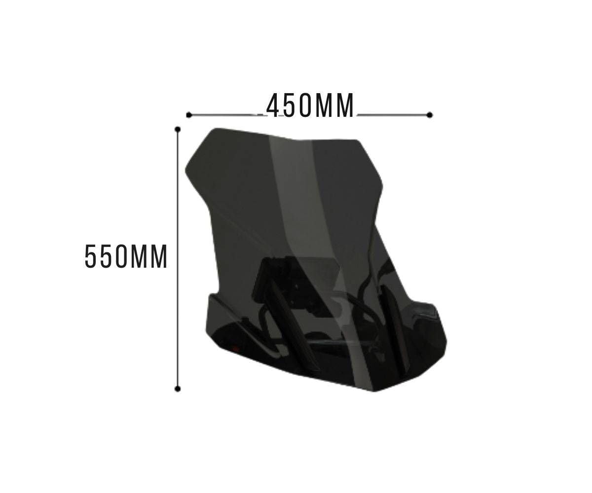 Cupolino Moto Parabrezza Plexiglass JD9 Touring Trasparente Compatibile con BMW R 1200-1250 GS ADVENTURE/RALLYE / - 2014-2024