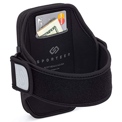 Sporteer Velocity V8 Running Armband - Iphone 14 Pro Max, 13 Pro Max, 12/11 Pro Max, Xs Max, Xr, 8 Plus, Galaxy S22 Plus, S21+, S22, S21, S10 Plus, Pixel, And Many More Mobile Phones - Fits Cases #TOP4
