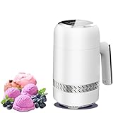 DoawBang Smart Ice Cream Maker – 300ML Automatic Home Ice Cream Machine, Soft Serve & Frozen Yogurt Maker, Touch Control, Semiconductor...