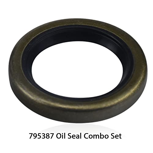 697110 & 795387 Crankcase Gasket & Oil Seal Combo Set, Compatible With Briggs & Stratton Crankcase, Replaces Model 791892 690947 499145 #TOP3