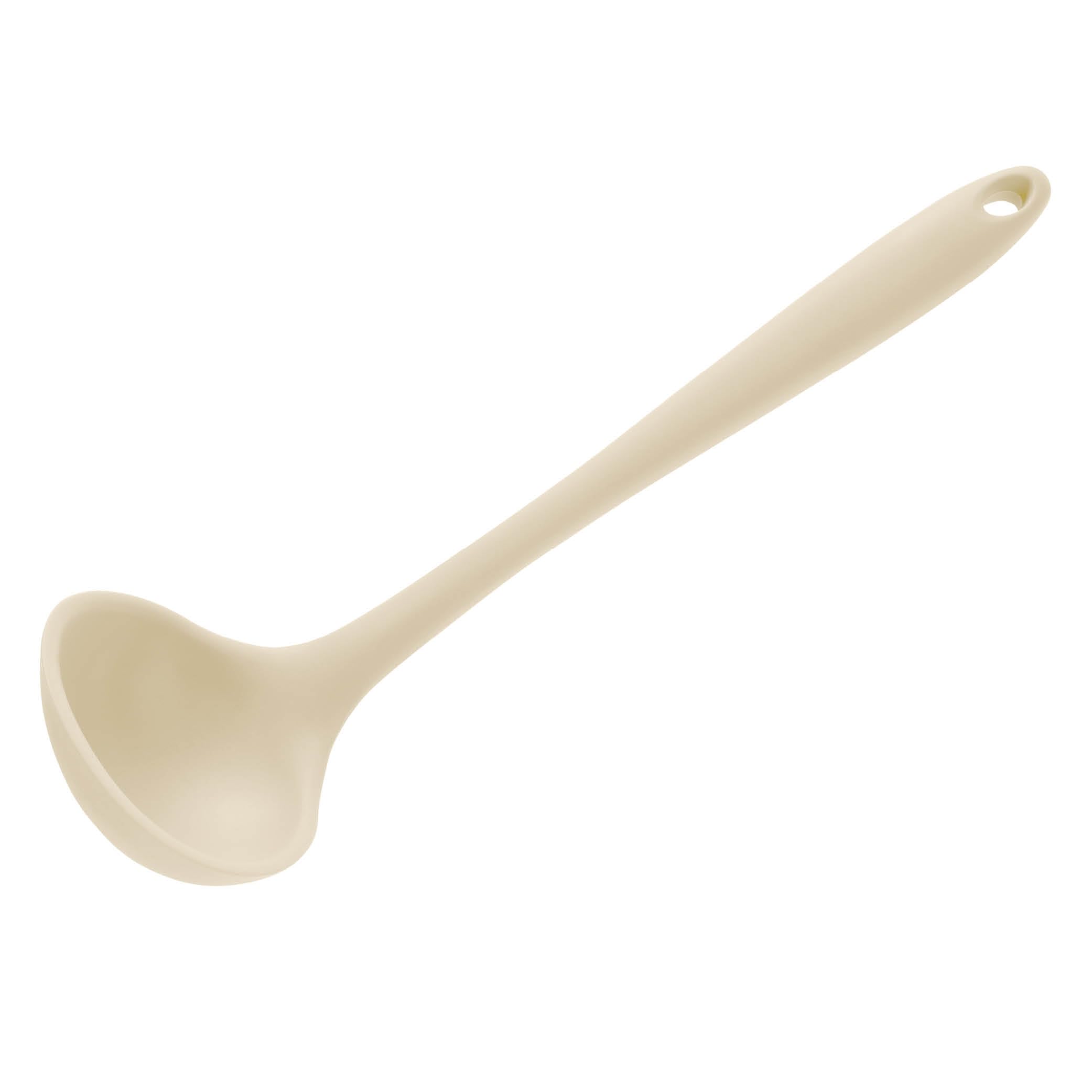 Wiltshire Silicone Ladle, Soup Serving Spoon, Heat-Resistant Utensil, Non-Stick Non-Scratch, Biscotti, 28x8.3x7cm