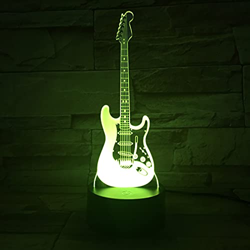 Xdorra beth de guitare lampe 3D 7 couleurs lumières créatives Table de chambre lumières décoratives meilleurs cadeaux… - Les Beatles, Paul McCartney, John Lennon, RIngo Starr, George Harrison Xdorra beth de guitare lampe 3D 7 couleurs lumières créatives Table de chambre lumières décoratives meilleurs cadeaux… – Image 7
