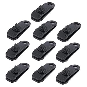 10 Stuks Tarp Clips Heavy Duty Lock Grip Tent Clip Tent Bevestigingsmiddelen Luifel Klem Set Tent Accessoires Voor…