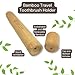 Gaia Guy Natural Bristle Bamboo Toothbrushes and Travel Cases