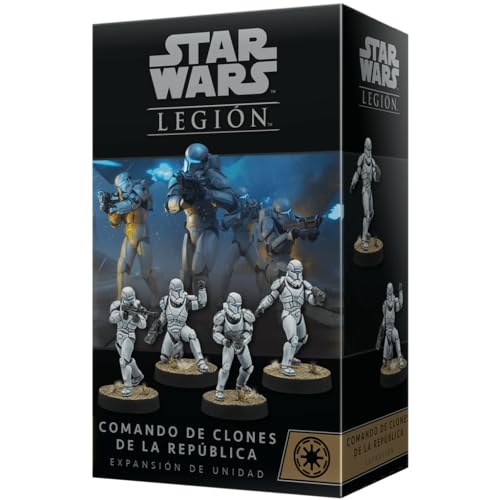 Atomic Mass Games | Star Wars Legión: Comando de Clones de la república | Expansión | Juego de Miniaturas | A Partir de 14 Años | para 2 Jugadores | 1-2 Horas por Partida | Español