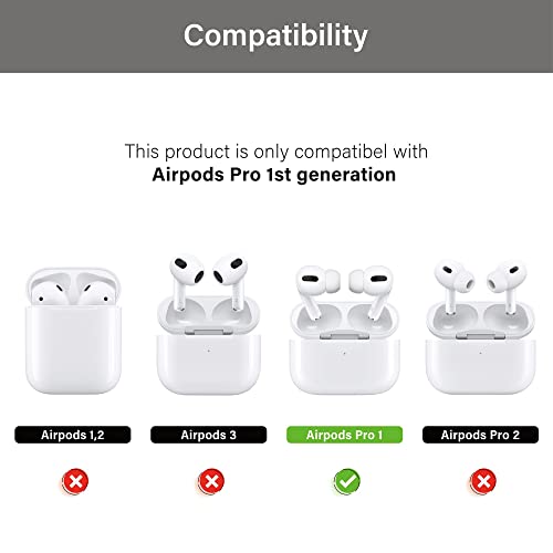 Official Authorized Emily In Paris L The Hood Airpods Pro Case Cover With Keychain Wireless Charging Compatible - Protective Cases For Airpod Pro,Anti Scratch, Slim,Shockproof - Lily In Red #TOP5