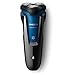 Produktbild Philips AquaTouch S1030 Rasierer Drehzahl schwarz, blau  (Rasierer Rasierer Trimmer Drehzahl, Knöpfe, SH30, 2 Jahr (E), Schwarz, Blau, Batterie/Akku)
