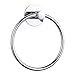 GERUIKE Adhesive Towel Ring Self Adhesive Hand Towel Ring Stainless Steel Rustproof Bathroom Towel Holder Wall Mount
