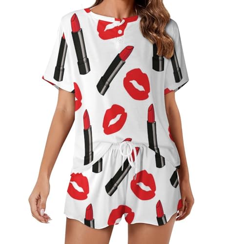 Ensemble de pyjama pour femme avec finitions soignées pour la nuit