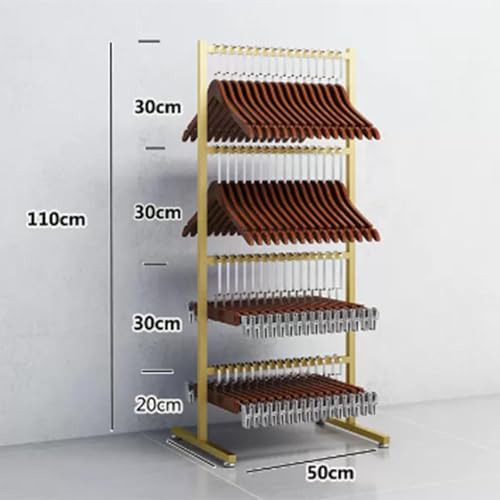 Étagère à cintres pour buanderie moderne et organisation de vêtements - 2