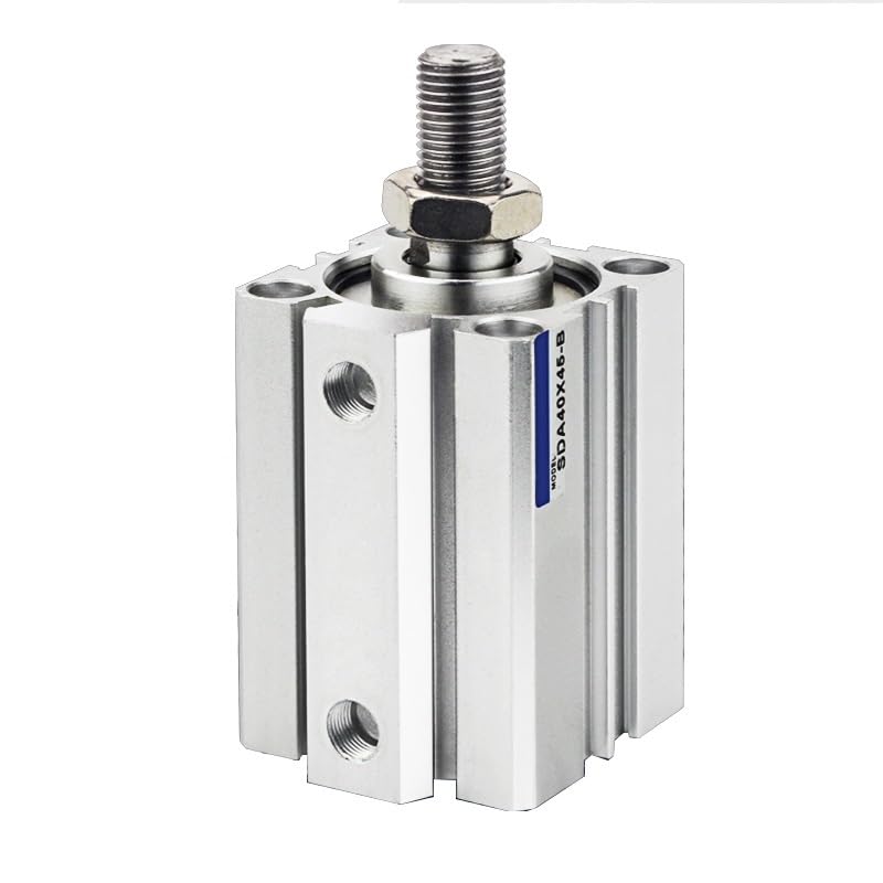 Cylindre pneumatique SDA40 double effet alésage 40mm à filetage externe SDA20