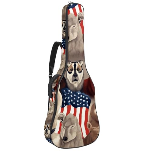 Sac de guitare acoustique multicolore étui idéal pour vos voyages
