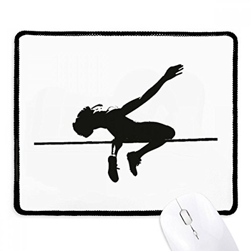 Mousepad de salto de altura con bordes cosidos, un regalo de oficina original