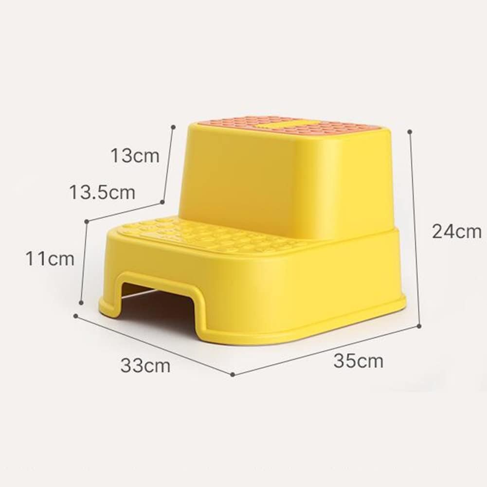 Etlegor 2 Step Stool for Kids, for Toddler Toilet Potty Training, Wash Hand Child Bathroom Stool Slip Resistant Baby Hand Washing Ladder Child, Toddler Safety Step Ladder Non Slip Feet