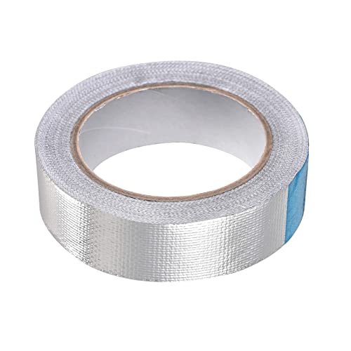 Image of Aluminum Foil Tape Adhesive Metal Tape, [for Sealing Patching Hot Cold HVAC, Duct, Pipe Insulation] - 1.2 inch /66ft /5.9 Mil /Silver