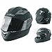 Produktbild A-Pro Integralhelm Motorradhelm Rollerhelm Sonnenblende Helm Mattschwarz M