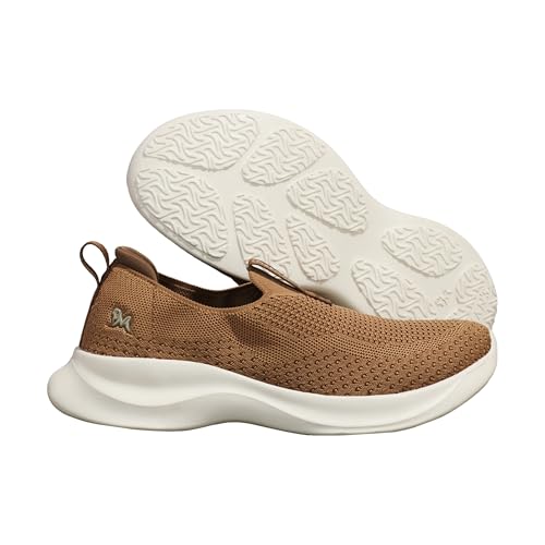 Image of Neeman's Ease Flow Slip Ons for Men | Breathable Knit Casual Shoes Recycled Bottles | Lightweight Cushioned Slip-On Shoes with Lycra Lining & EVA Sole