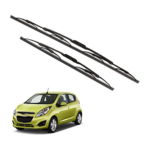 Image of Kylo Windshield Wiper for Beat /Conventional and Traditional Metal Type Windshield Water Repellency Scratch Proof Metal Wiper Blades Suitable for Beat (Driver Side - 22 inch, Passenger Side - 16 inch)